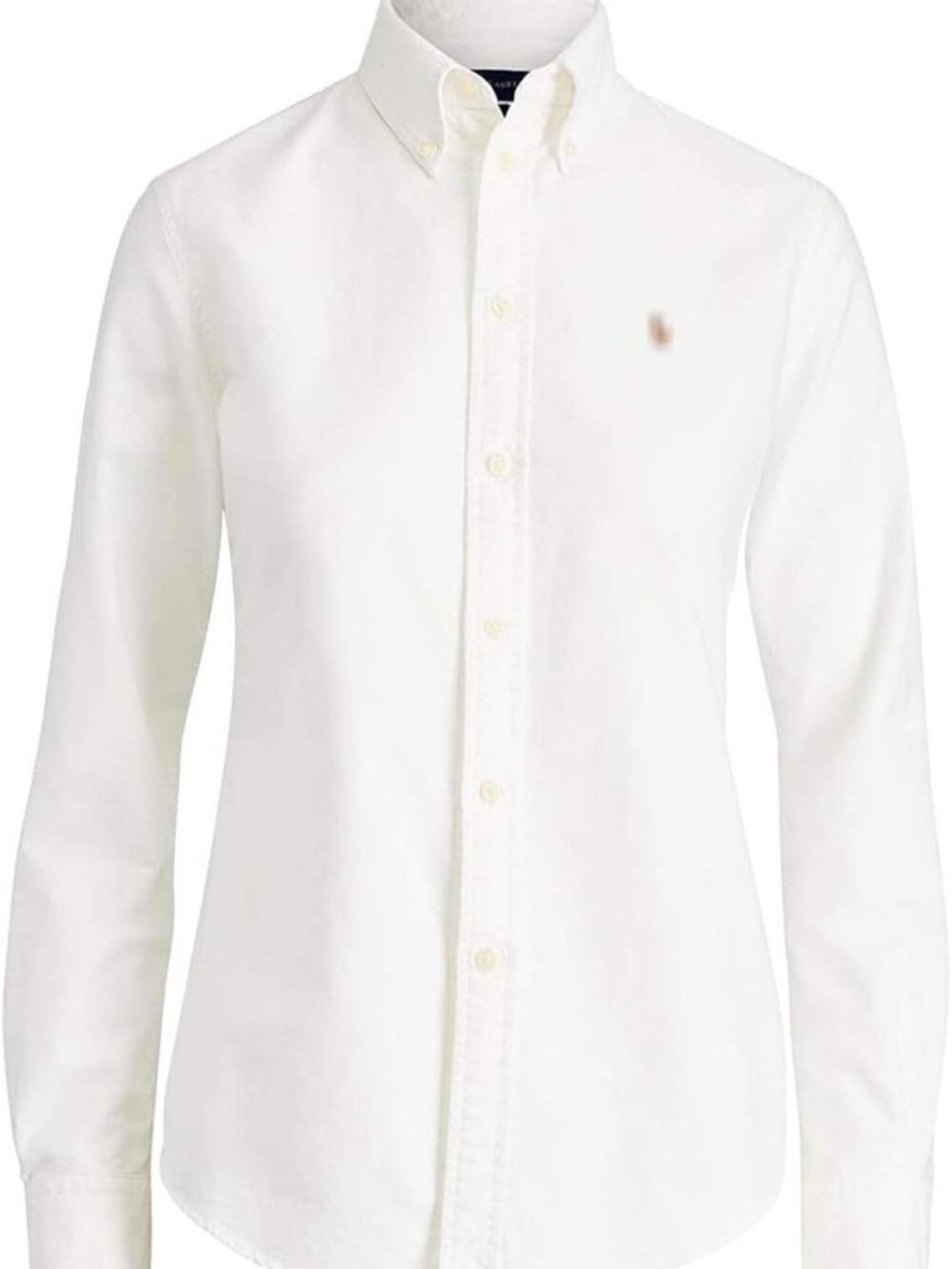 Women's Classic Fit Oxford Cotton Button-Down Long Sleeve Shirt
